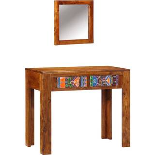 Klædeskab med skuffe Brun 90 x 45 x 75 cm Massivt akacietræ