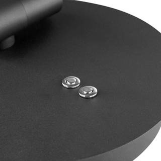 Brilliant LED bordlampe Glow-Sphere, dæmpbar, Sort, Stue/spisestue, Aluminium, Moderne