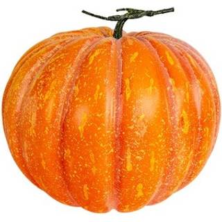 Großer Herbstkürbis mit Strunk 32x26cm