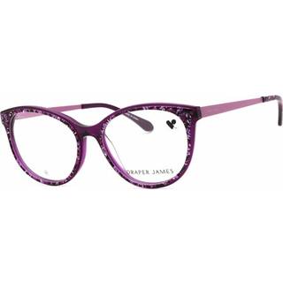 Draper James DJ5046 501 54 Briller Kvinder Purple - Purple Floral Pattern On Opaque Plum Pur - 54mm