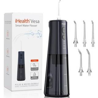 iHealth VESA Gentle Smart Water Flosser til flsomme tnder og tandkd: Microbobble Deep Clean Technology Smart trykstabilisering IPX7 Vandtt me