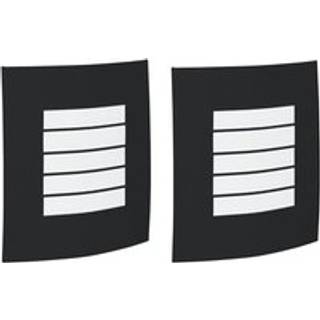 Udendørs væglamper 2 pcs Sort 23.5 x 10.5 x 26 cm Rustfrit stål