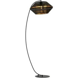 Malia Lp Sort/Guld gulvlampe - Ø42 cm, E27, 230V, uden lyskilde