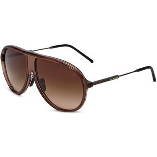 Moncler ME6009 GLYDE 301813 61 Solbriller Mænd Brun - Shiny Brown Transparent - 61mm