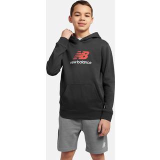 New Balance New Balance Black Stacked Logo Hoodie