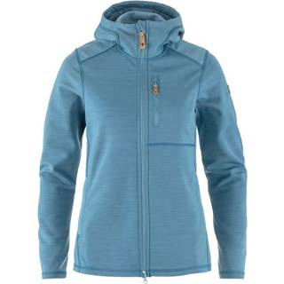 Fjällräven Women's Keb Fleece Hoodie Fleecejakke Damer størrelse M farve blå