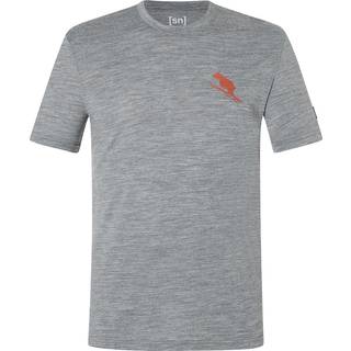 super.natural Little Flear Tee Merino-shirt Herrer størrelse M farve grå