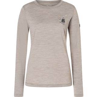 super.natural Women's Lil Ski Bunny L/S Longsleeve Damer størrelse S farve grå