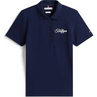 Logo Embroidery Pique Slim Polo Shirt