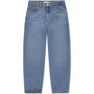 LEVI'S Girls' Baggy Barrel Jeans Junior, Blå - 16Y