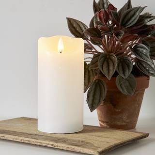 LED-lys Rustik 15cm - Hvid