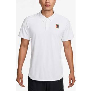 NikeCourt Slam Dri-FIT ADV-tennispolo til mænd - hvid - XL