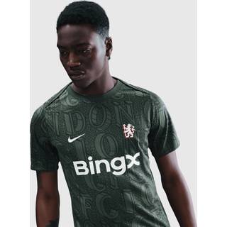 Chelsea FC Academy Pro Nike Dri-FIT-opvarmningstrøje til fodbold til mænd - grøn - XL