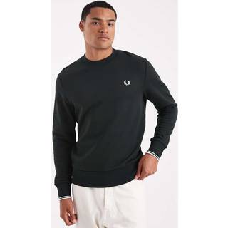 Fred Perry Herren Sweatshirt schwarz unifarben