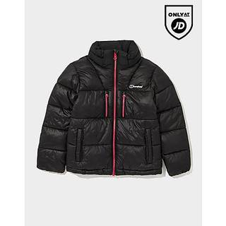 Berghaus Girls' Panel Padded Jacket Children, Sort - 6-7Y