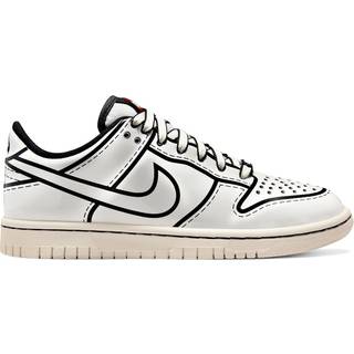 Nike Dunk Low x LEGO®-kollektionssko til større børn - hvid - 36.5