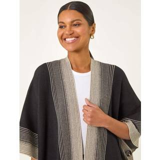 Roman Roman Gradient Longline Strikponcho