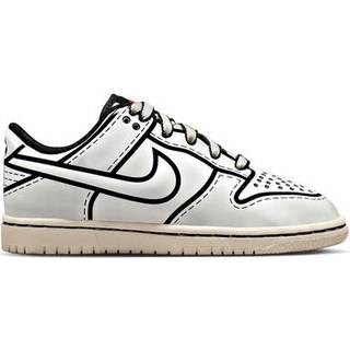 Nike Dunk Low x LEGO®-kollektionssko til mindre børn - hvid - 30