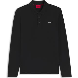 Poloshirt i bomuldspiqué med logoprint