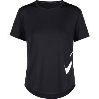 Nike Dri-FIT Tempo Swoosh Run SS Tee Str. S Sort