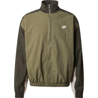 Oversized, vævet Nike Club-løbejakke til mænd - grøn - M