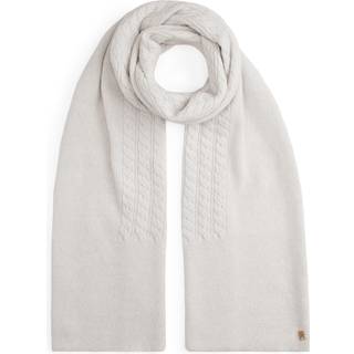 Chic Cable Knit Fluffy Scarf