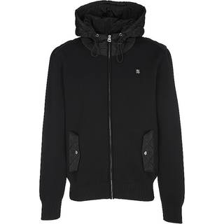 Jakke med regular fit i blandede materialer