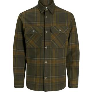 Jack & Jones Rayle Melange Check LS Overshirt Peat