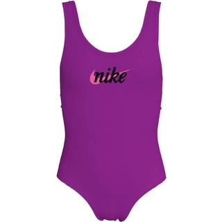 Nike Nike Purple Signature Swoosh U Back One Piece Swimsuit