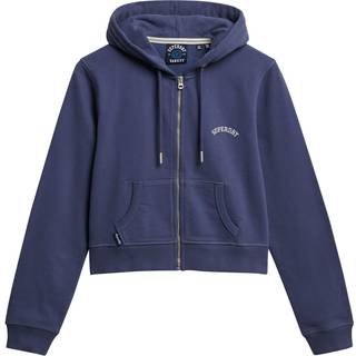 Superdry Superdry Essential Logo Afkortet hættetrøje med lynlås