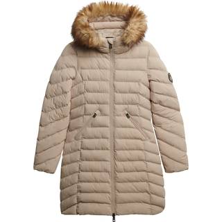 Superdry Superdry Fuji Faux Hood Mellemlang Frakke