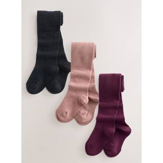 Next 3 Pack Cotton Rich Strømpebukser