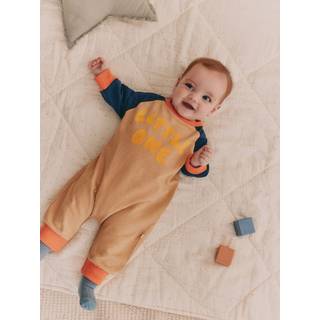 Next Multi Colourblock Baby Sweat Romper (0mths-3yrs)