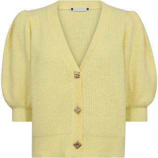 Co´Couture - Theresacc Ss Cardigan 32231 - 242 - Pastel Yellow