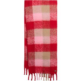 Superdry Superdry Pink Check Patterned Scarf