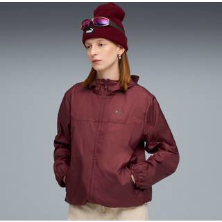 PUMA Essentials Regular Windbreaker Women, Clothing, Ruby Shimmer, S