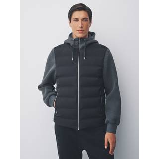 Next Black Hybrid Quilted Jacket