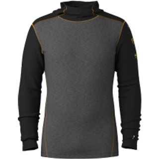 Smartwool Classic Thermal Merino Base Layer Hoodie Merino undertøj Herrer størrelse M farve grå/sort