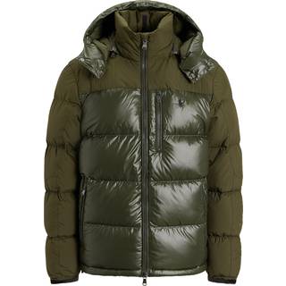 Polo Ralph Lauren Gorham Mixed Glossy Down Jacket Dark Loden