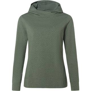Vaude Women's Tuenno Pullover Hoodie Damer størrelse 42 farve olivengrøn