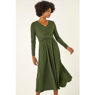 Roman Roman Twist Front Stræk Midi Kjole - EU 42 (UK 14)