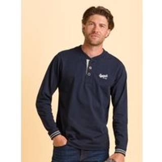 Brakeburn Brakeburn Blue Cheddleton Long Sleeve T-Shirt