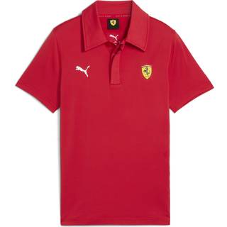 PUMA Scuderia Ferrari Sportswear Polo Youth, Clothing, Rosso Corsa, 11-12Y
