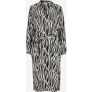 Vævet kjole med lommer