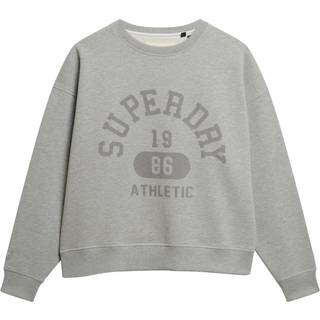 Superdry Superdry Grey Athletic Essentials Relaxed Crew Sweatshirt