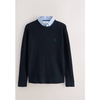 Next Normal pasform Mock Shirt Trøje