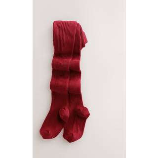 Next Red Cotton Rich Rib Tights
