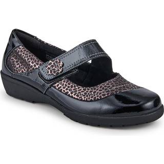Pavers Pavers Black Cushioned Touch-Fastening Mary Janes Shoes - eu38