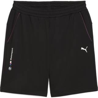 PUMA BMW M Motorsport Essentials+ Long Fleece Shorts Men, Sport, Black, L
