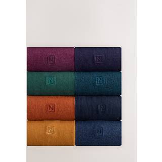 Next Orange/Green/Blue 8 Pack Embroidered Lasting Fresh Socks
